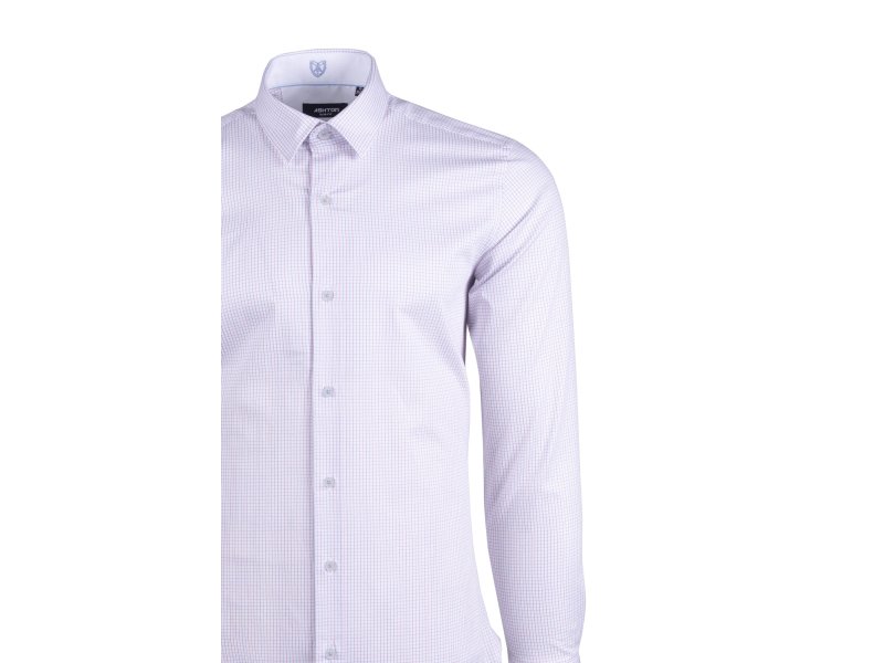 Chemise blanche rayée coupe