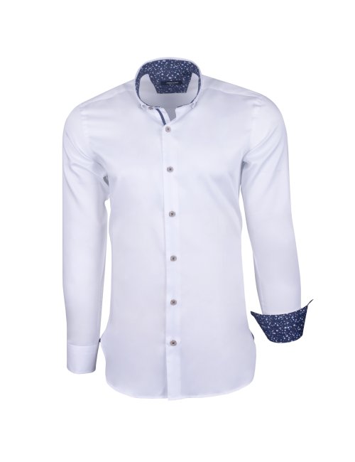 Chemise blanche avec détails face 2