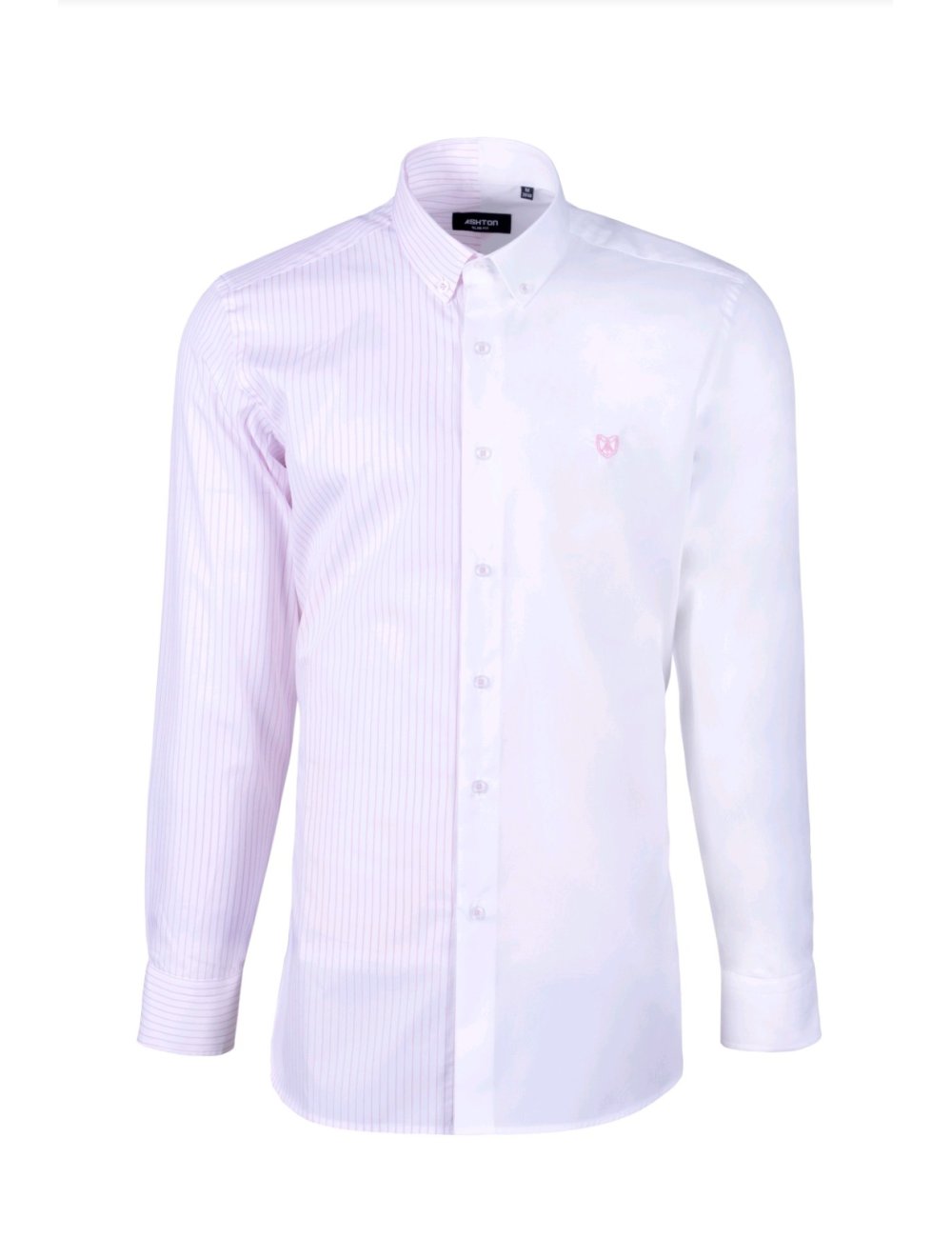 Chemise blanche/rose face